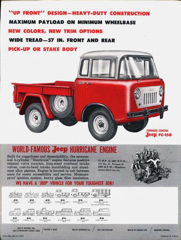 1960 Jeep FC-150 Brochure Page 1
